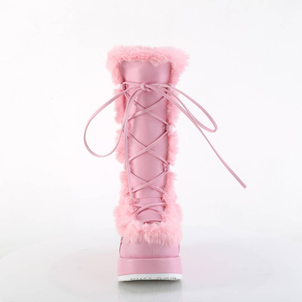 DemoniaCult - CUBBY-311 Plattformstiefel - Rosa